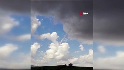 Sıra dışı doğa olayı. Görenler bir daha baktı