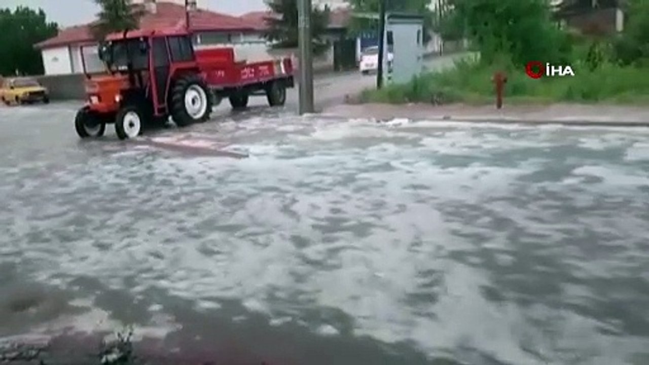 Çorum'u dolu vurdu