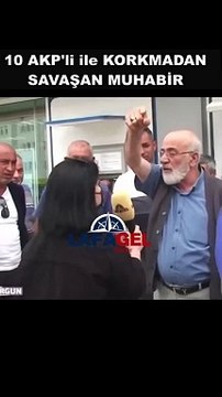 Sokak röportajında 10 AKP'li ihtiyar ile korkmadan savaşan muhabir herkese ağzının payını verdi