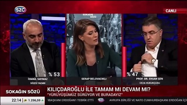 Erşan Şen, İsmail Saymaz ve Sözcü TV sunucusu arasında 'Kılıçdaroğlu' tartışması