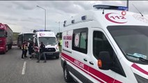 Edirne’de midibüs ile tır çarpıştı: 2 yaralı