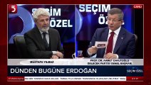 Davutoğlu canlı yayında seçmene yalvardı. 