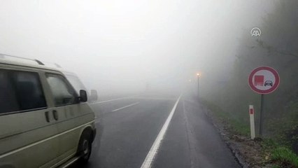 Sürücüler dikkat! Bolu Dağı'nda sis engeli...