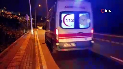 Ehliyetsiz sürücü ağaçlık alana uçtu