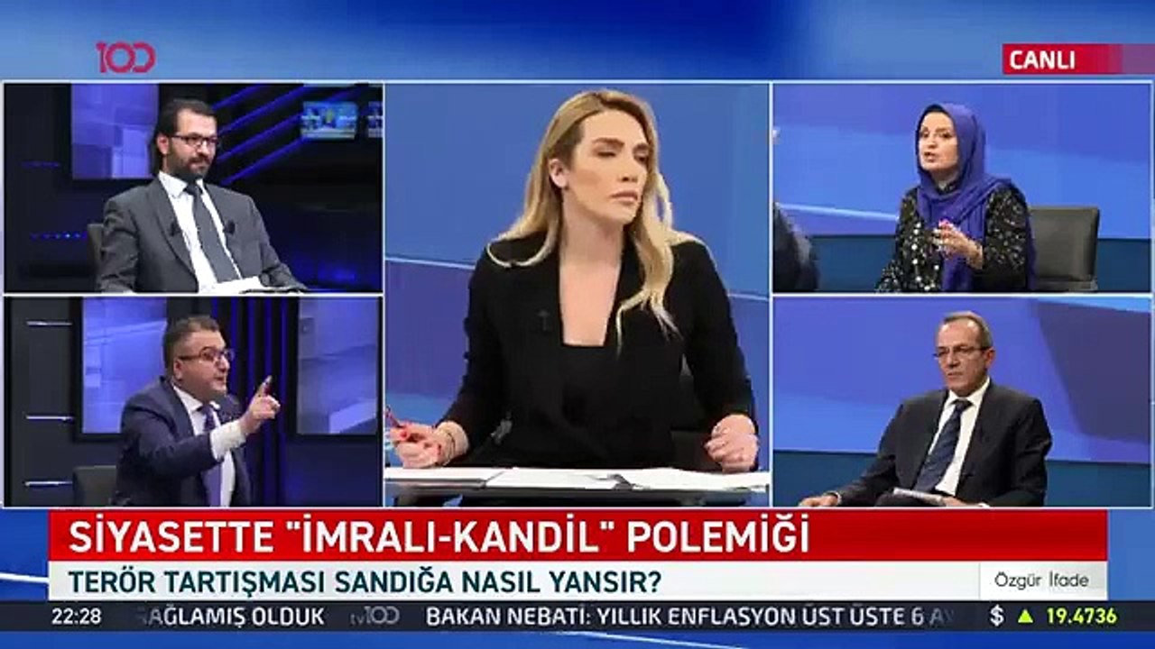 TV 100 canlı yayınında ortalık karıştı. Cem Küçük ve Nihal Bengisu Karaca arasında tansiyon yükseldi