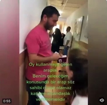 Suudi Arabistan'da oy kullanmak için başkonsolosluğa giden Türk vatandaşının isyanı. Türkten çok Arap var oy kullanıyorlar