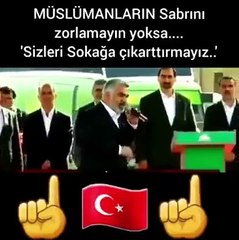 AKP'nin ortağı HÜDAPAR'ın genel başkanından tehdit: Sizi sokağa çıkarttırmayız