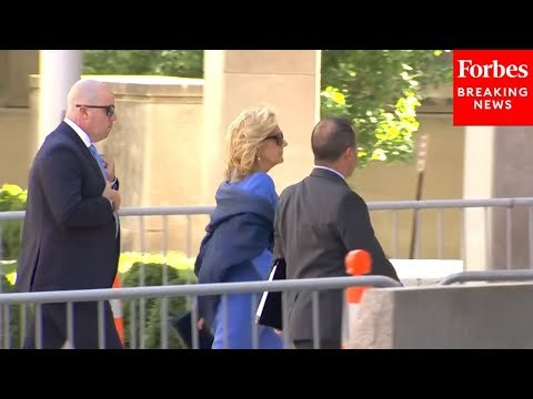 BREAKING NEWS: First Lady Dr. Jill Biden Arrives For Hearing In Hunter Biden’s Federal Gun Trial