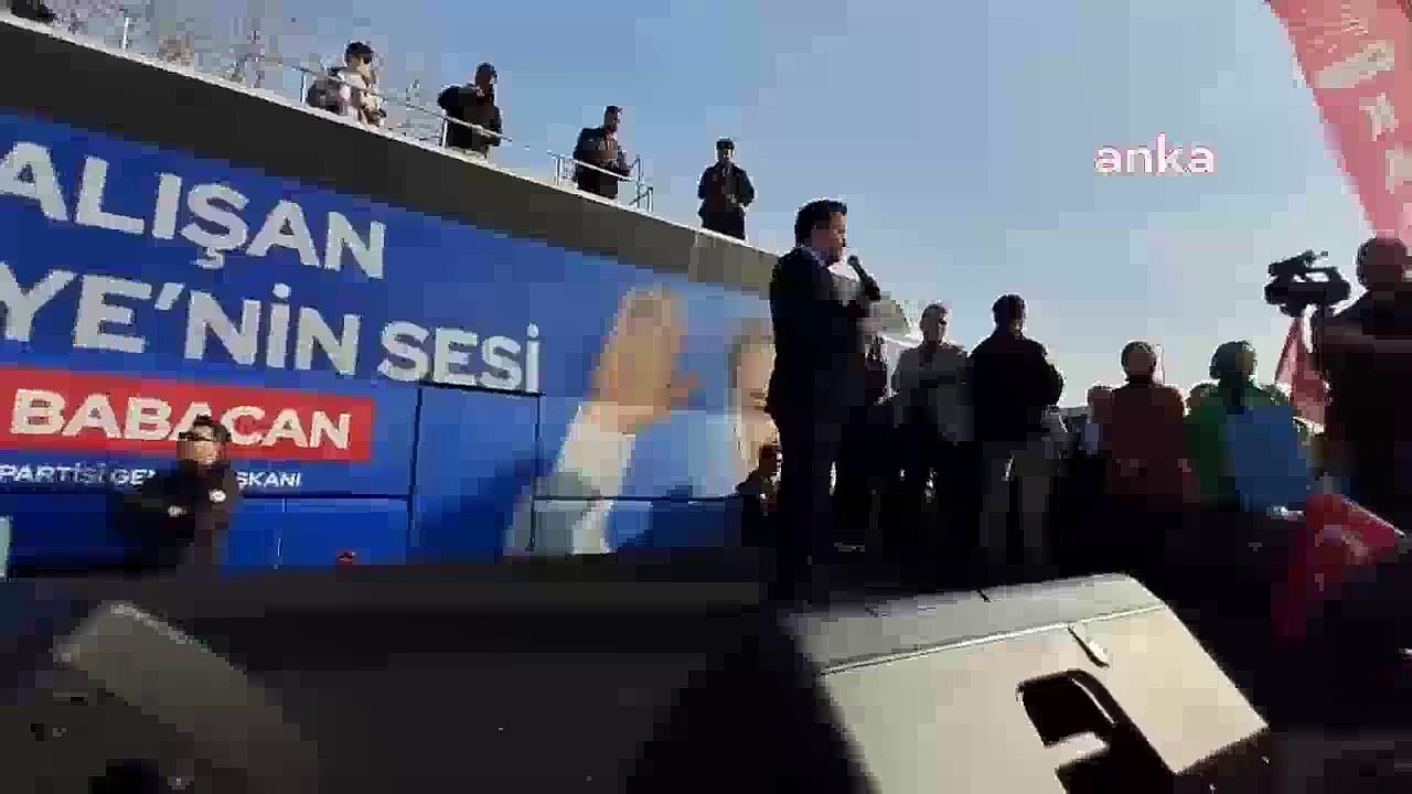 Babacan Kadıköy’den Erdoğan’a seslendi ‘Biraz yavaş. Ülkeyi yayık ayranına çevirdiniz’