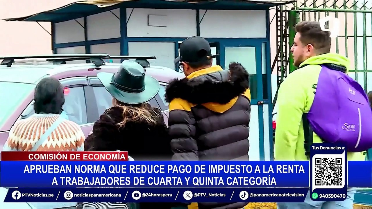 Comisión aprueba norma para reducir impuestos a trabajadores: ¿Quiénes serían los beneficiados?