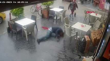 Samsun'da kan donduran görüntü