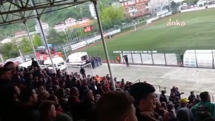 AKP'li isme maç izlediği statta büyük şok: Çevik kuvvet eşliğinde ayrıldı