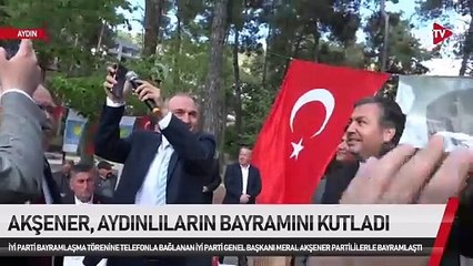Akşener Aydınlıların bayramını böyle kutladı. Telefonda Akşener'in söyledikleri alkış yağmuruna tutuldu