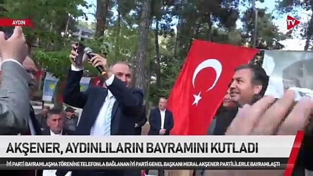 Akşener Aydınlıların bayramını böyle kutladı. Telefonda Akşener'in söyledikleri alkış yağmuruna tutuldu