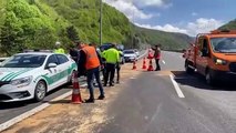 Sürücüler dikkat! Bolu Dağı Tüneli İstanbul istikameti ulaşıma kapatıldı