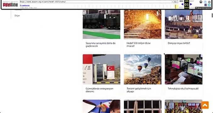 Seçim vaatlerini açıklayan AKP aynı anda resmi sitesinden 2023 hedeflerini kaldırdı