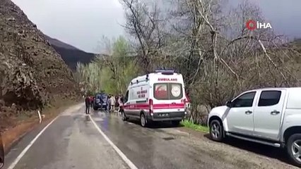 Munzur Nehri aracın içindeki 3 kişiyle yuttu