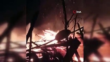 Sahur vakti evsiz kaldılar