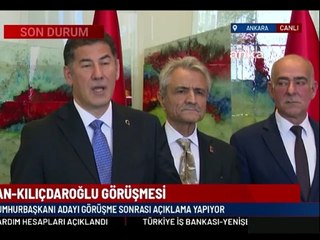 Kılıçdaroğlu ile görüşme sonrası Sinan Oğan'dan açıklama