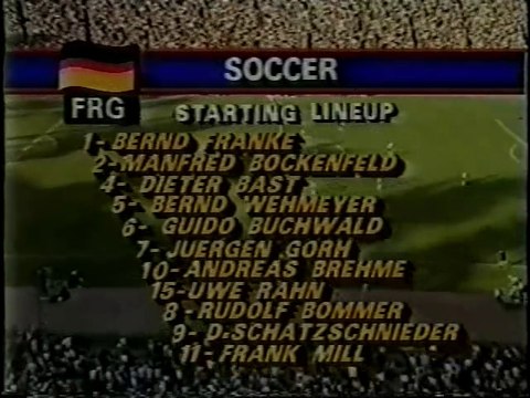 Olympic Football Tournament Los Angeles 1984 Germany FR v Brazil 01 August 1984