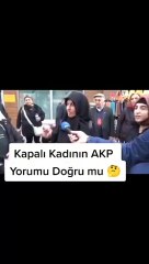 Download Video: 'Bu ekonomide AKP'yi destekleyen varsa ondan fonlanıyordur' Başörtülü vatandaş sokak röportajında böyle dedi