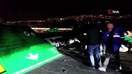 Araçları silindir gibi ezebilirdi. Facia teğet geçti