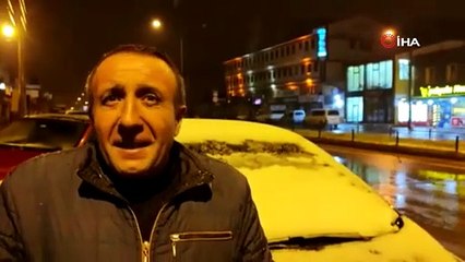 Erzurum Nisan ayında beyaza büründü