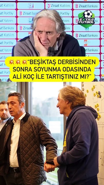 Jorge Jesus Ali Koç'un kendisine dalıp dalmadığını açıkladı. Soyunma odasında yaşananları tek tek anlattı