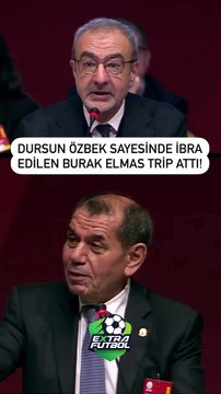 Dursun Özbek sayesinde ibra edilen Burak Elmas trip attı