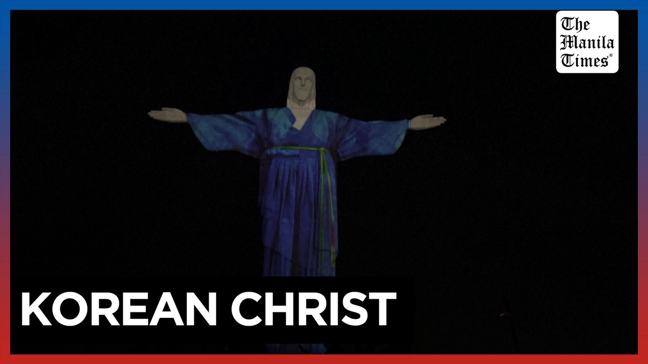 Rio's Christ wears Korean traditional clothing, hanbok, for the first time