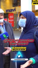 Başörtülü kadın sokak röportajında AKP'nin ne yaptığını anlattı. Konuşması bitince herkes alkışladı