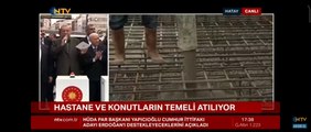 Antakya’da da aynı tarife uygulanmış... Temel atma töreninde temel yok
