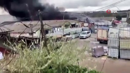 Kocaeli'de fabrika alevlere teslim oldu