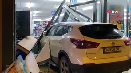 Lüks cipiyle markete daldı