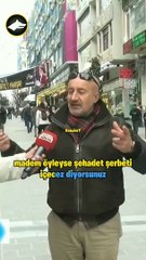 Kader denilerek saklanılanları açıkladı. Bu sokak röportajını sonuna kadar izleyin