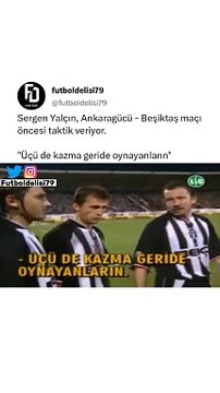 Sergen Yalçın'ın 21 sene önce verdiği taktik yeniden gündem oldu