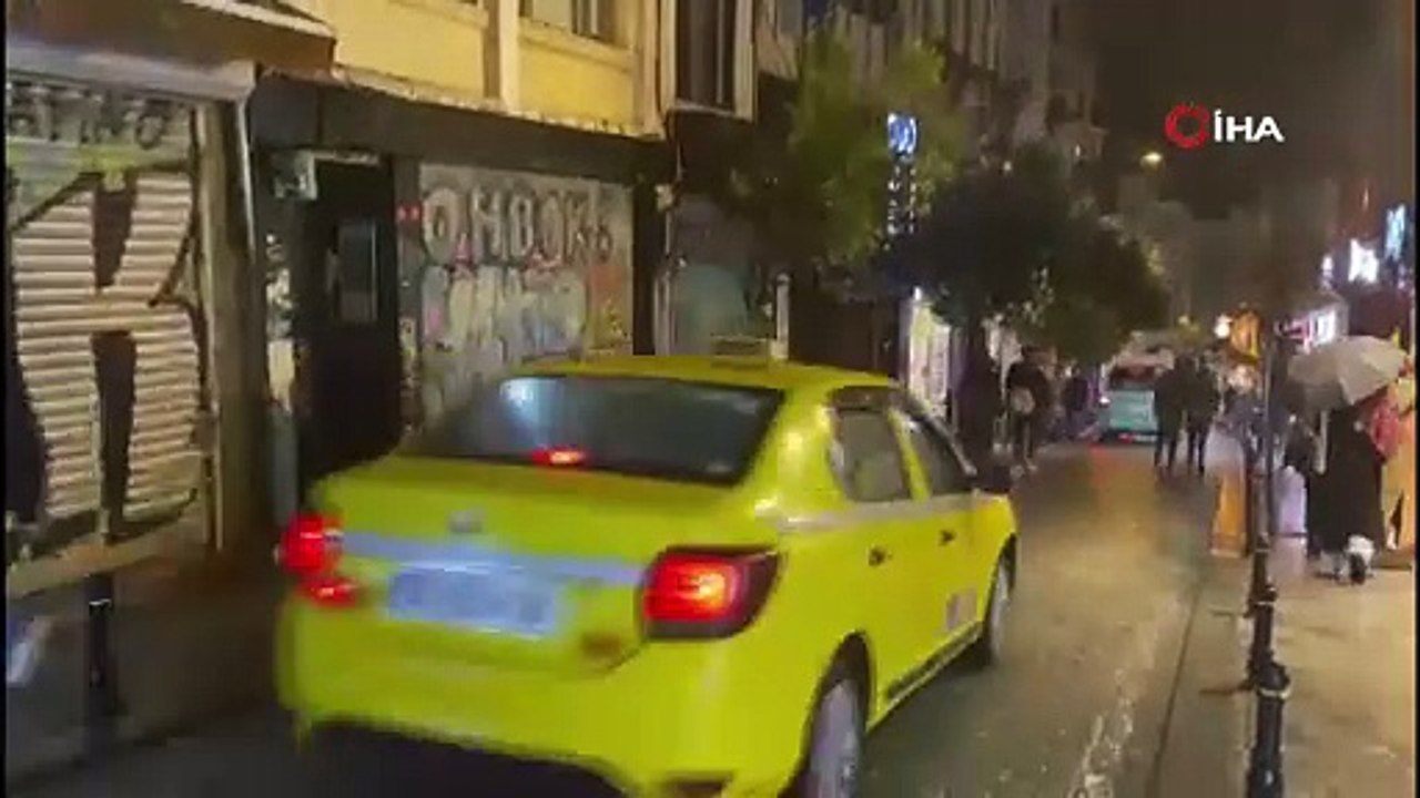 Galata’da dehşet anları 