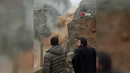 Şiddetli yağış Sori Şelalesi'ni coşturdu 