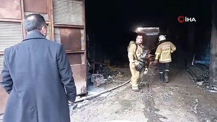 Kırıkkale'de depoda çıkan yangın söndürüldü