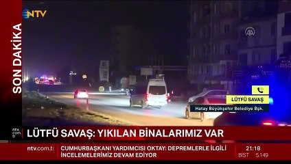 Son dakika. Lütfü Savaş: Enkaz altında kalanlar var