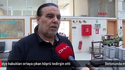Betonunda midye kabukları ortaya çıkan Maltepe Köprüsü tedirgin etti