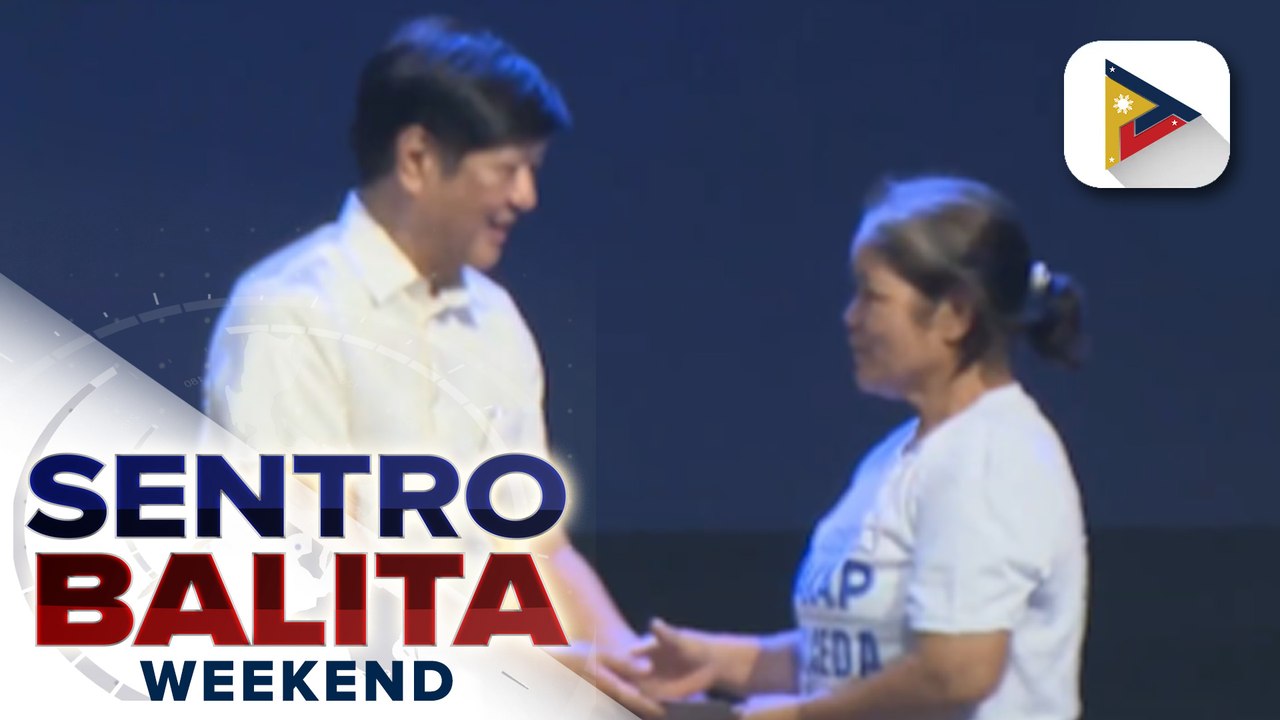 PBBM, pinangunahan ang pamamahagi ng tulong sa mga naapektuhan ng El Niño sa Albayagsasak