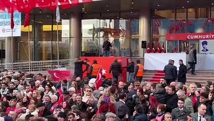 Son Dakika... CHP Genel Merkezi önünde hazırlıklar hızlandı