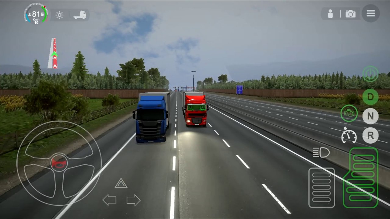 Heavy Double Trailer Truck Simulation Gameplay Android & iOS | Universal Truck Simulator
