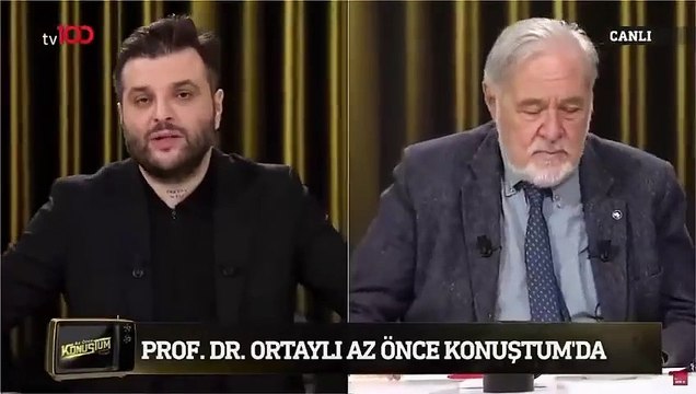 İlber Ortaylı'dan Celal Şengör açıklaması. Canlı yayında pot kırmıştı
