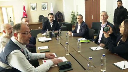 Bakan Kurum, Dünya Bankası ve AB heyetleri ile görüştü