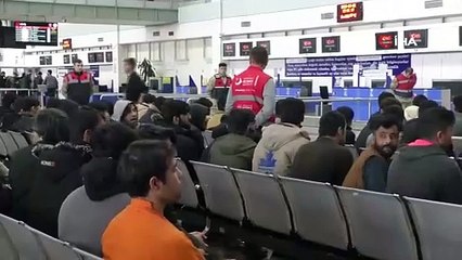 Kaçak göçmenler Erzurum'dan ülkelerine gönderildiler