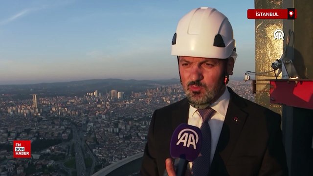İstanbul Müftülüğü Çamlıca Kulesi'nden Ay'ı gözlemledi