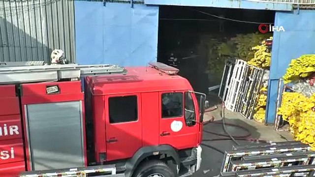 Plastik doğrama atölyesinde yangın paniği