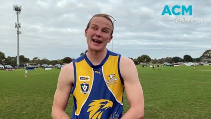 Football: North Warrnambool's Charlie McKinnon, round nine